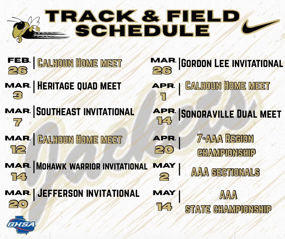 Calhoun Track & Field tweet media