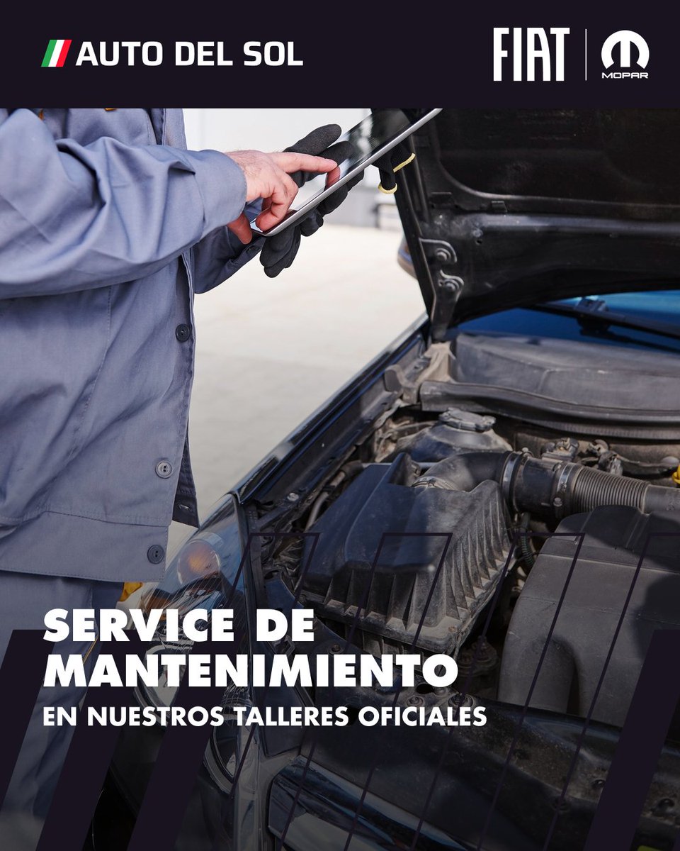 AutodelSolOk's tweet photo. Porque tu vehículo se merece lo mejor, dejalo en manos de los expertos. ¡Agenda tu turno hoy mismo y mantené tu auto funcionando como nuevo! 📅

📲 Pedí tu turno desde la App o desde la página web
https://t.co/xVZNxlERYG

☑️ Auto del Sol 🌟 25 años andando juntos.
#25AñosJuntos https://t.co/CroCcow41n