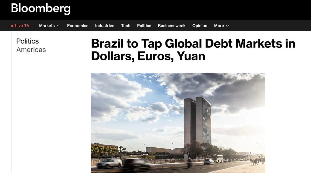 Brazil is a commodity superpower, a major exporter of oil, iron ore, metals, and agricultural products. By issuing debt in yuan, Brazil is creating a mechanism to bypass the dollar entirely in its trade with China, its largest trading partner. Brazil will earn yuan from its