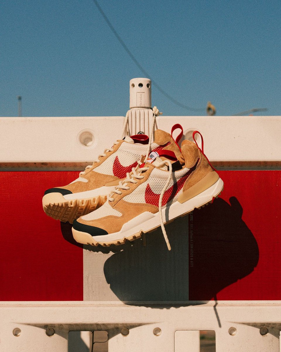 JUST IN: The Tom Sachs x Nike Mars Yard 3.0 “Natural/Sport Red