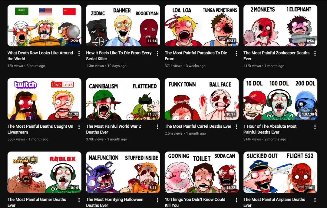 Real_LodedDiper's tweet photo. They can start by booting channels who upload these fuck ass videos with their ugly ass thumbnails off the platform please and thank you https://t.co/SZYfbKbIiT