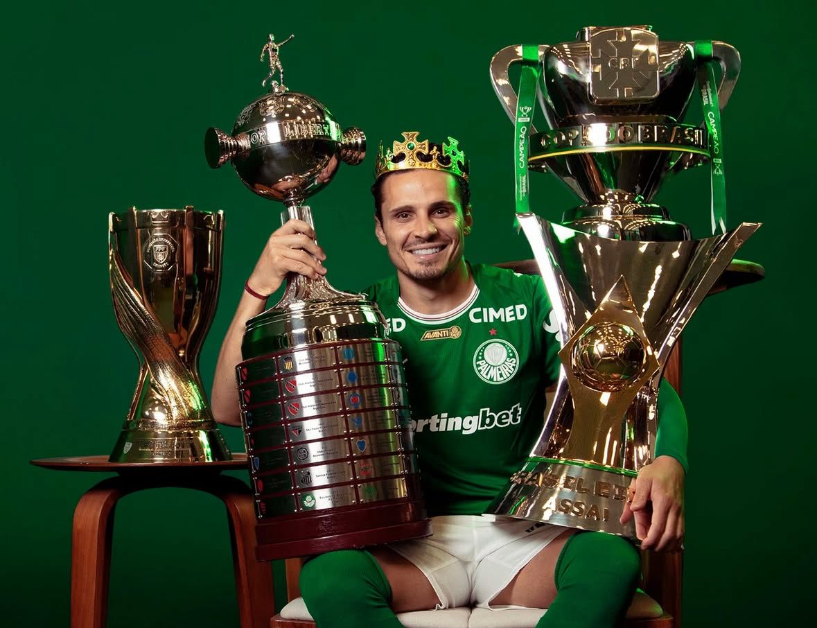 Palmeiras se despede de Veiga nas redes com: "Até logo, Veiguinha"