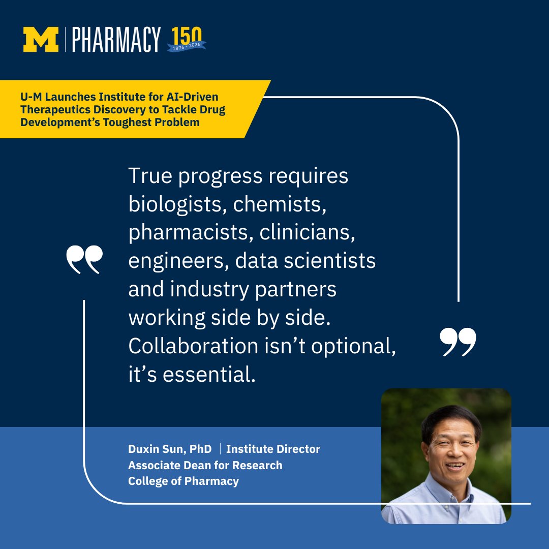 U-M College of Pharmacy tweet media