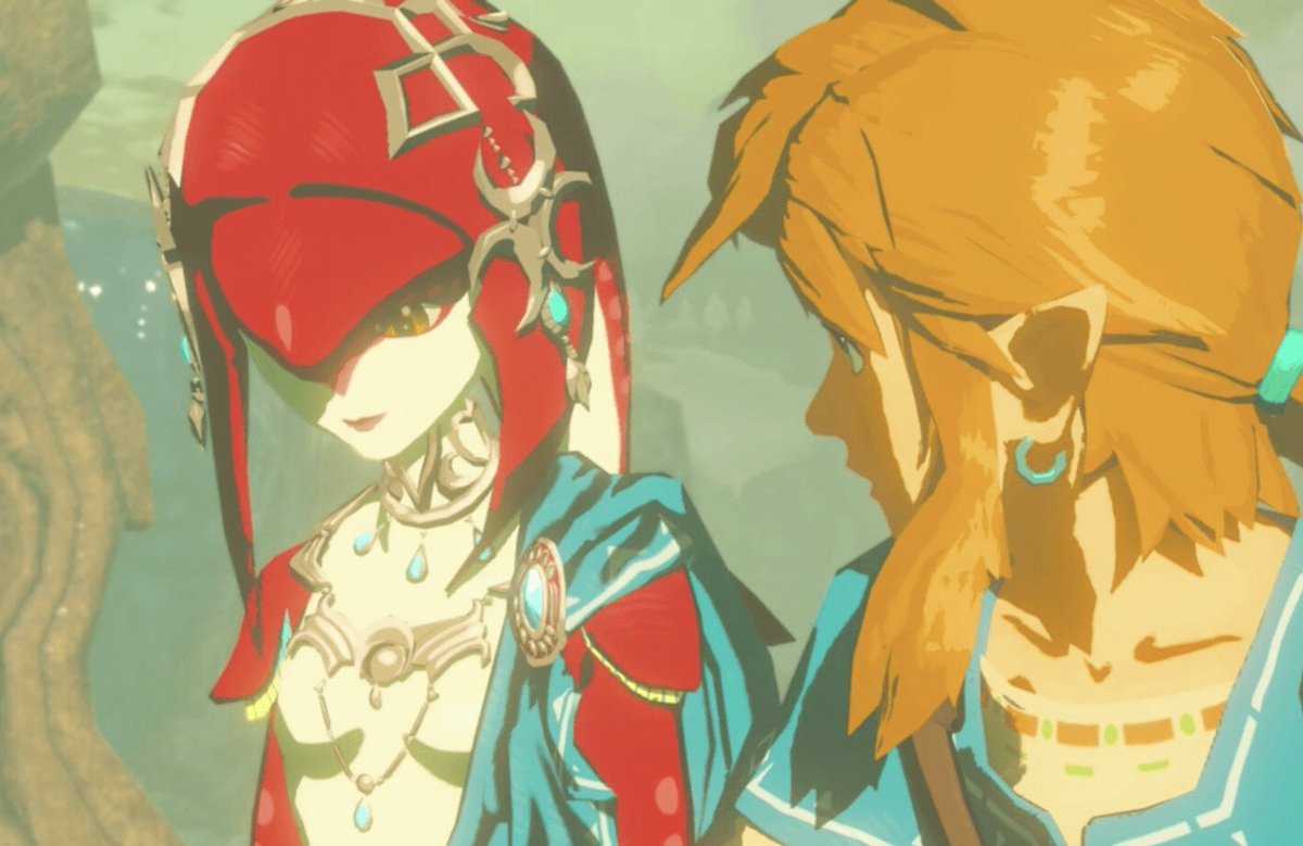 LoZConfessions's tweet photo. "I always found Miphlink weird in light of the Champion's Ballad given the way Zoras age, the fact Mipha was in all likelihood about the same age she was in-game, and the fact she knew him when he was a TODDLER."
#ZeldaConfessions #Zelda #Zelink #Miphlink https://t.co/kBRI5nRXSD
