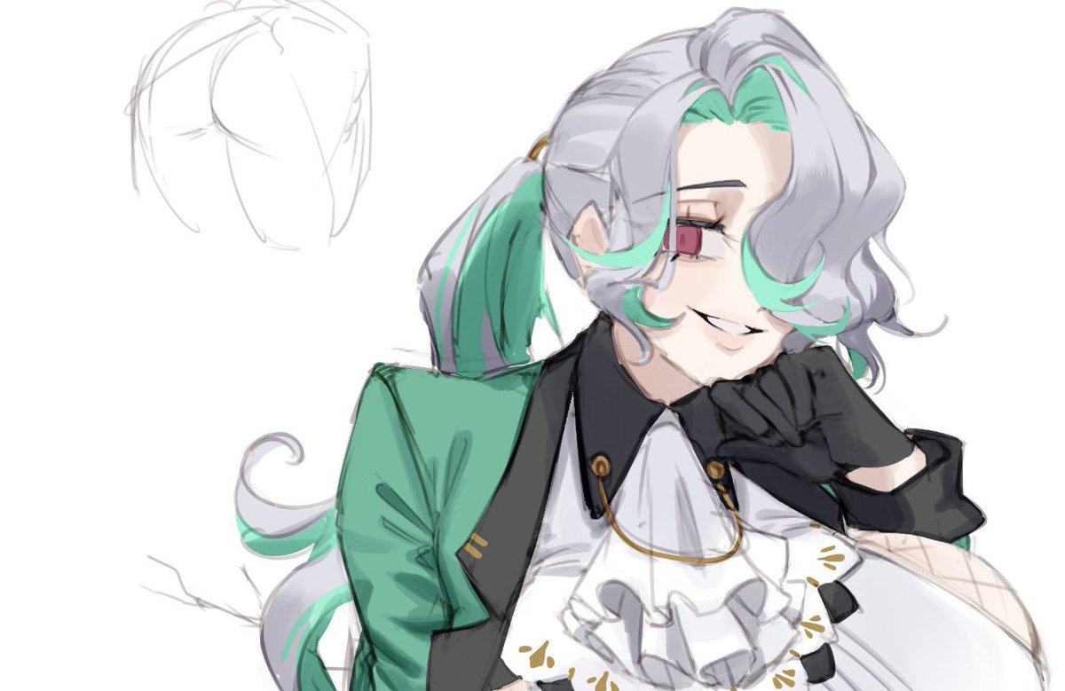 久々にクローバーさん描いてる
前描いてたラフからだいぶデザイン変わっちゃたね… 