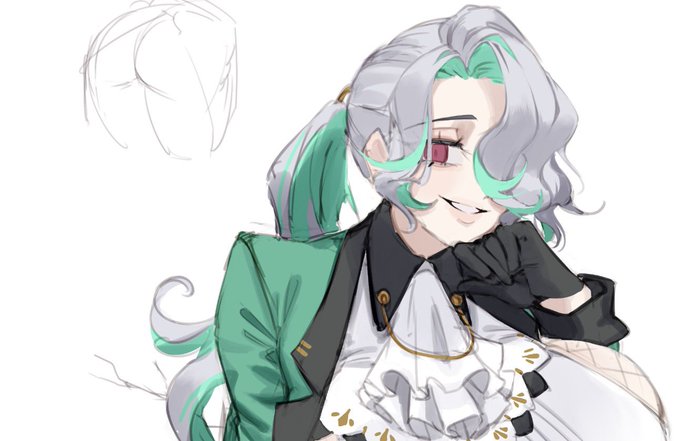 久々にクローバーさん描いてる
前描いてたラフからだいぶデザイン変わっちゃたね… 