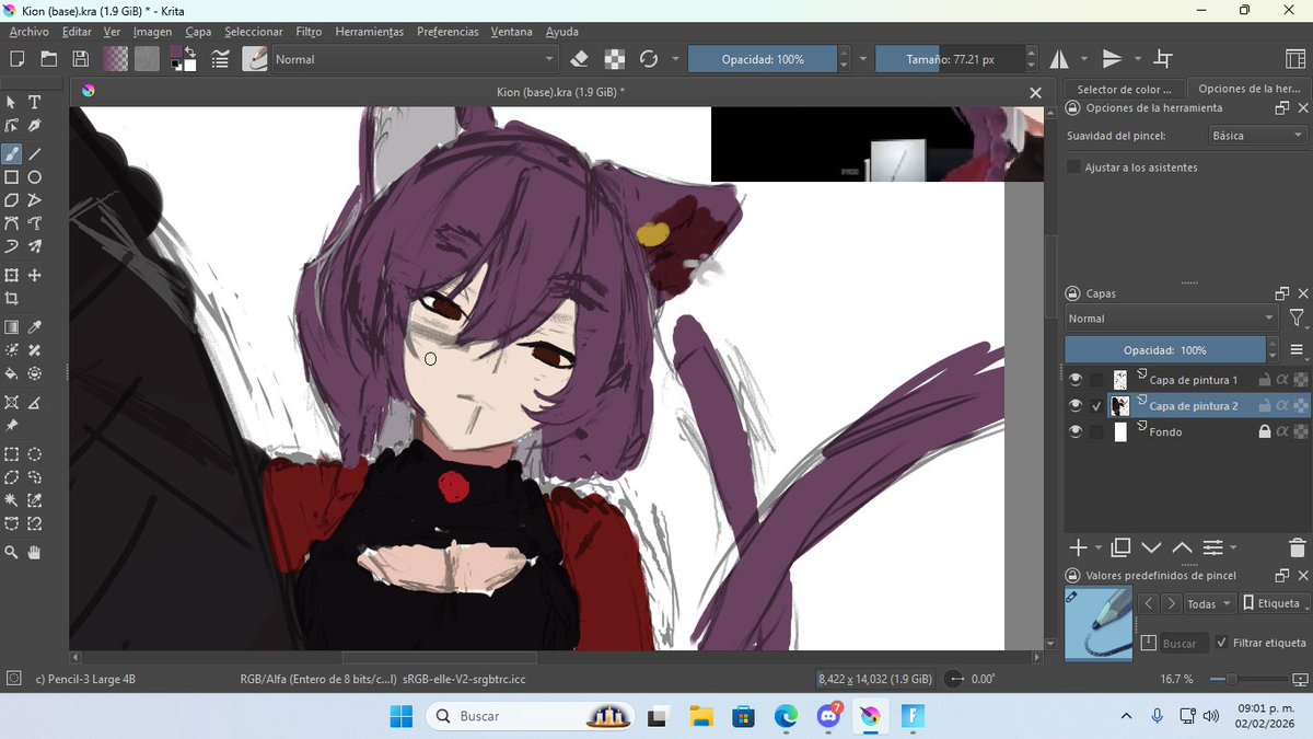 Kionando un dibujo, espero poder terminarlo pronto