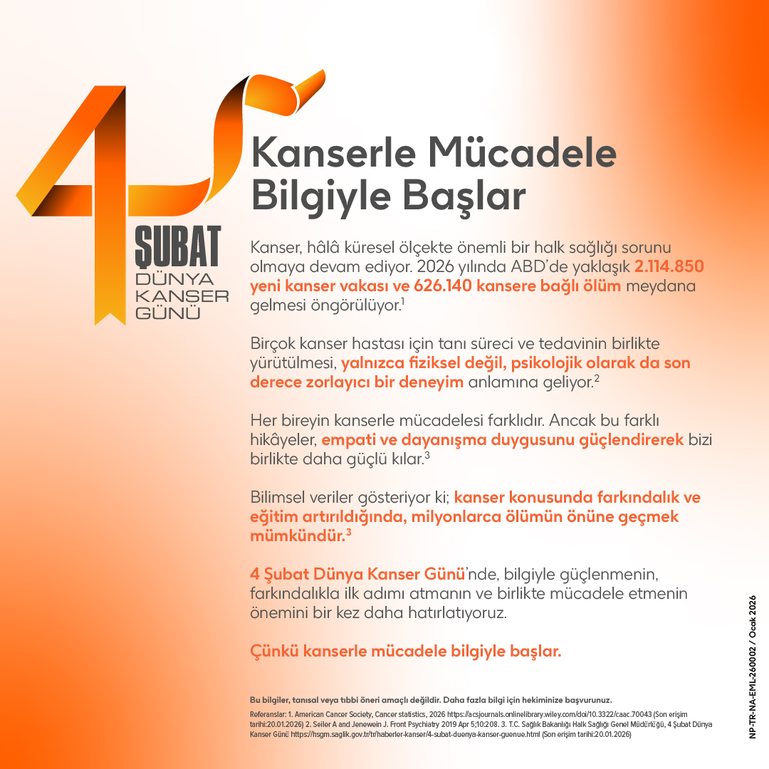 Kanserle Mücadele Bilgiyle Başlar #4ŞubatDünyaKanserGünü