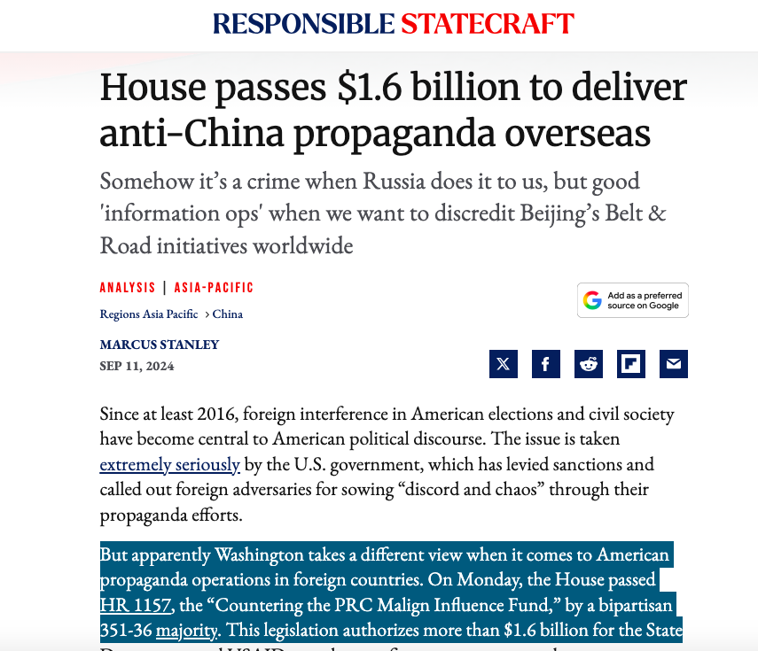 FilipinaMessiah's tweet photo. @RommelFLopez But we all know how much the USA pays people like you to make the Philippines a colonizer's puppet country. This is from the official website so I'd like to see how much you and your makapilis deny it. Find a website that shows China funding people. I dare you, you dog https://t.co/mJe3AS3e2C