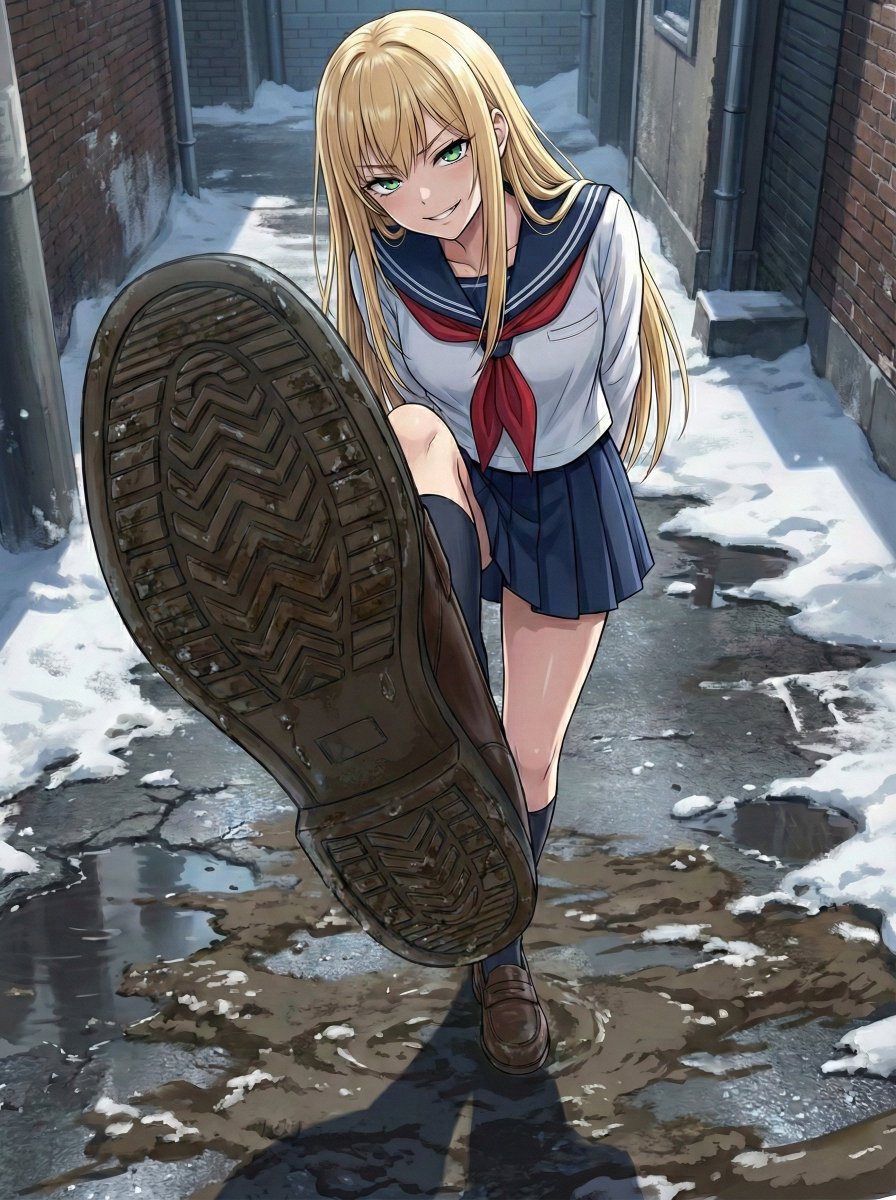 aira__real__'s tweet photo. Look at these shoes. Clean them with your tongue.
Obviously, it is forbidden for your Mistress to get dirty. 
At the next puddle, you will serve as My human carpet.  

From human to human carpet... a true evolution for a loser like you. https://t.co/fzTIhvC59S