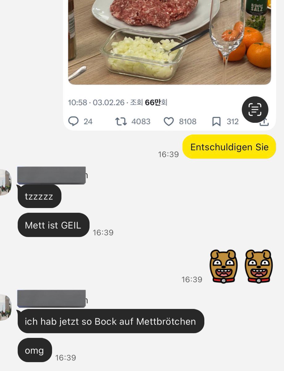 지금 탐라의 생고기사태(?)를 독일인한테 알려줬더니 갑자기 맷먹고싶다고 맷사러감😂