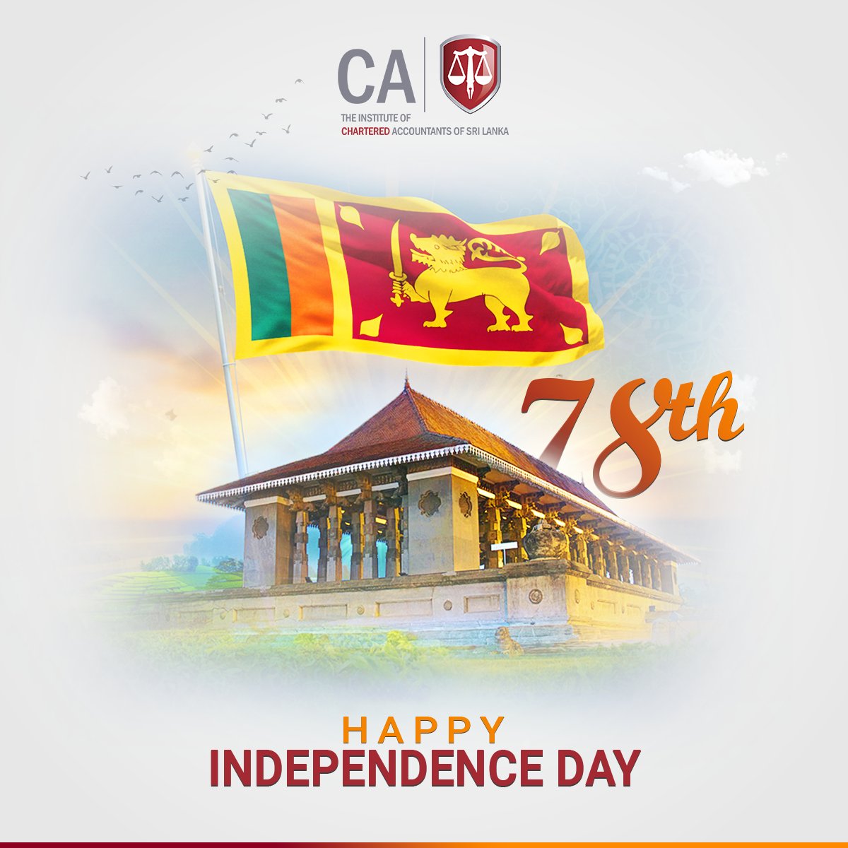casrilanka's tweet photo. As we commemorate the 78th Independence Day of Sri Lanka, we honour the resilience, unity and spirit that define our nation. May we continue to build a future grounded in integrity, progress and shared responsibility.

Happy Independence Day, Sri Lanka! 🇱🇰

#CASriLanka #SriLanka https://t.co/OWYpNVGb3z