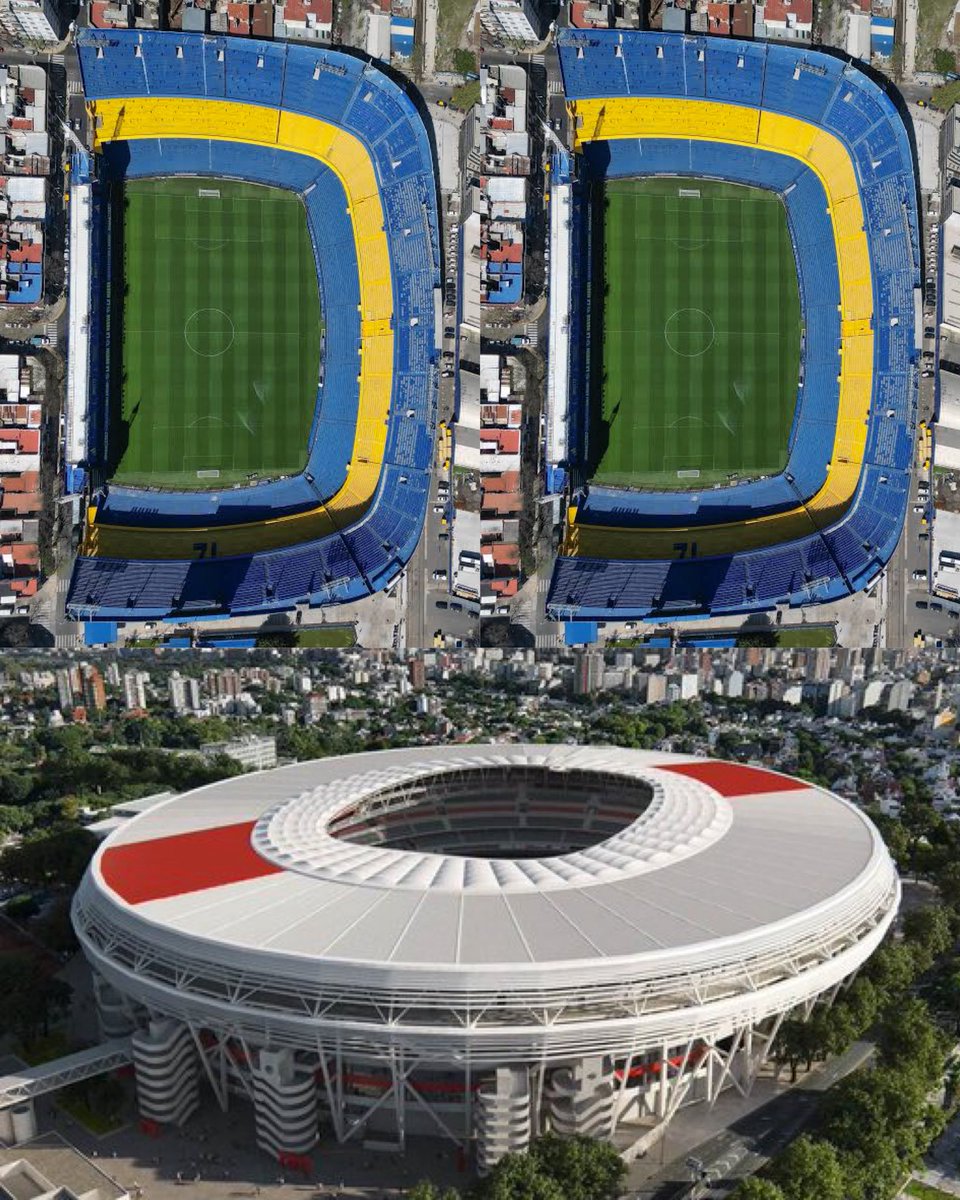 🏟️🤯 Para tomar dimensión del nuevo tamaño del Monumental (101.000), tendrá la capacidad de dos Bomboneras llenas (49.000).