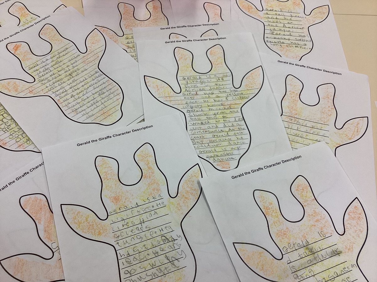 AllSoulsPrimary's tweet image. Year 1 had a great time publishing their character descriptions with the real Gerald in the room. #writingisfun #learningisfun #geraldtgegiraffe #giraffescantdance #hootsandtreats