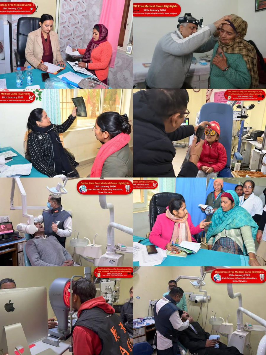 garima_sin84961's tweet photo. Guided by Saint Gurmeet Ram Rahim Singh Ji, Dera Sacha Sauda serves humanity through #FreeMedicalCamps expert care, medicines, and continued after-care bringing compassionate #MedicalHelp to those in need.
#HealthCare https://t.co/USspbIsEm9