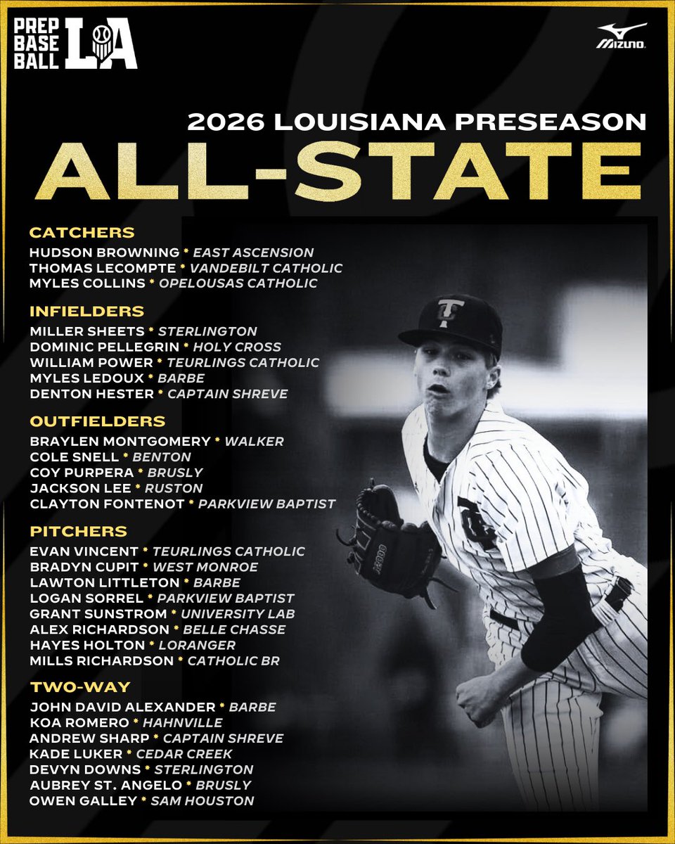 Prep Baseball Louisiana tweet media