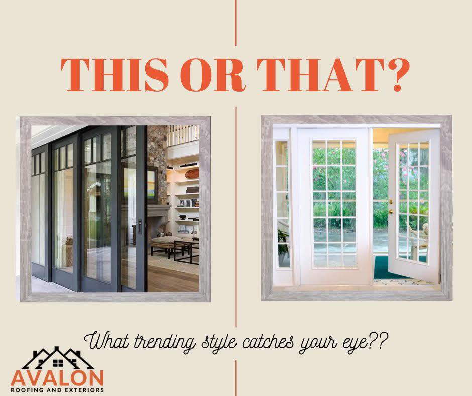avalonbc's tweet photo. When it comes to patio doors, do you lean toward the sleek, modern black-framed sliders or the classic, timeless French doors?

Both styles bring in tons of natural light &amp; create a beautiful transition between indoor and outdoor living.

Drop your pick 👇 — MODERN OR CLASSIC? https://t.co/TfMnPtyU3S