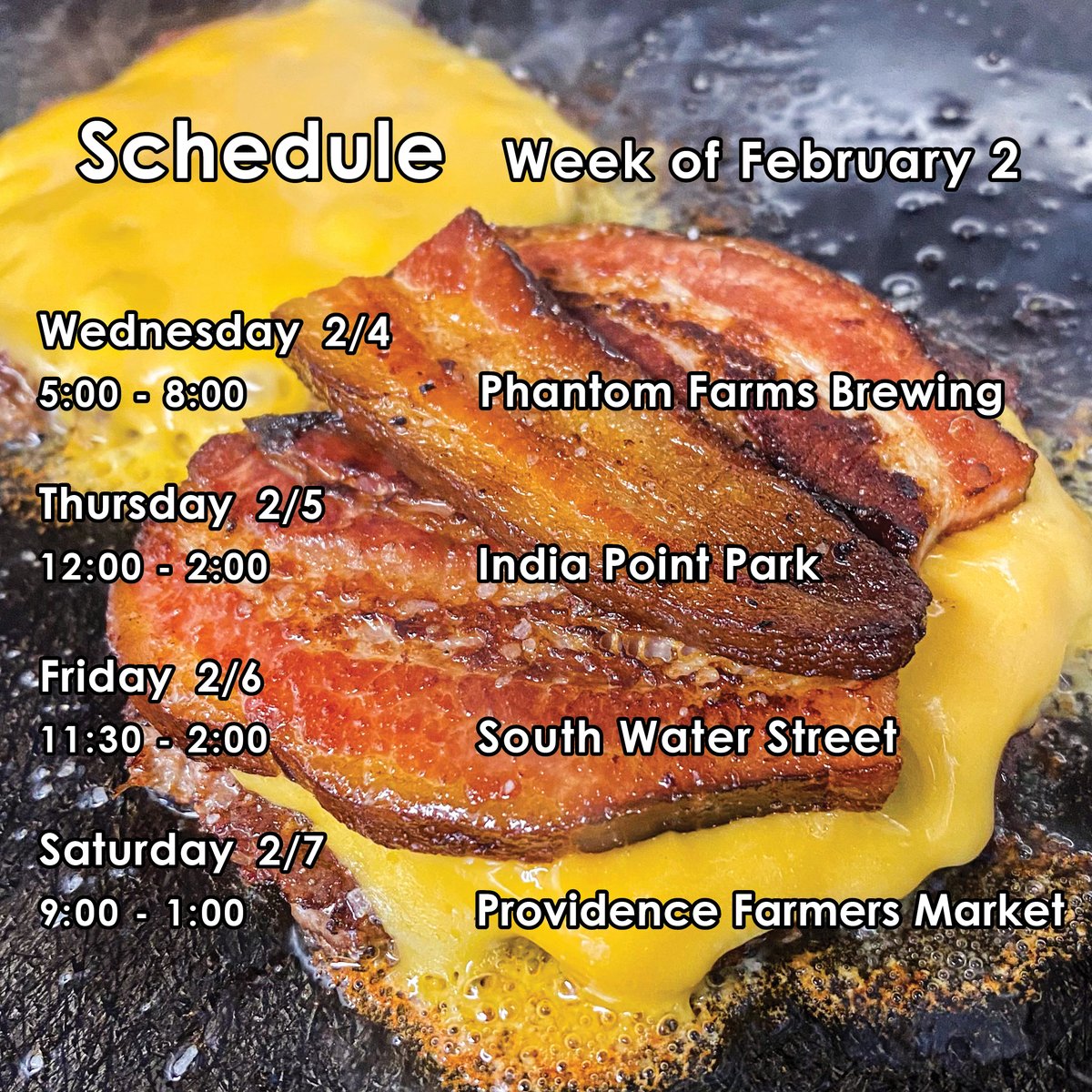 Our schedule for the week of February 2, 2026. tockify.com/rocket/monthly          
Order online: rocketstreetfood.square.site