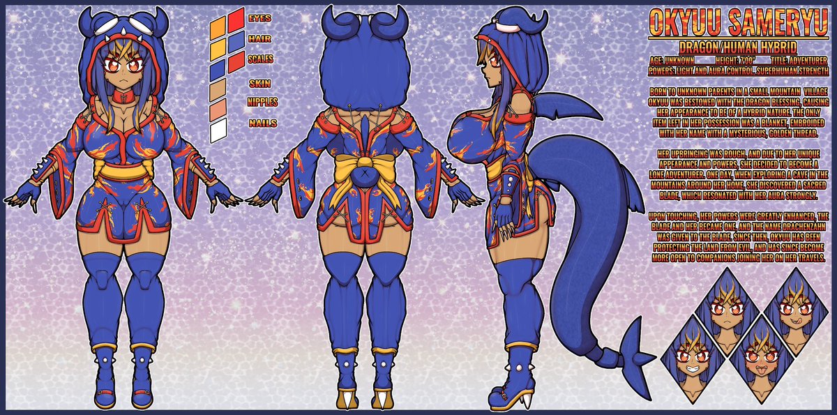 🐉OKYUU SAMERYU A DRAGON GIRL RAWR🐉 tweet media