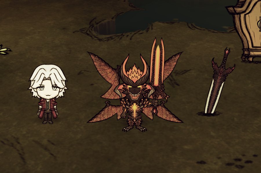 #DMC5 #Dante #DontStarveTogether #但丁
榛蘑人真是磨人啊（指写了一周多的变身技能大失败红温了
我的码师在哪里....有没有天降码师给我写代码😭