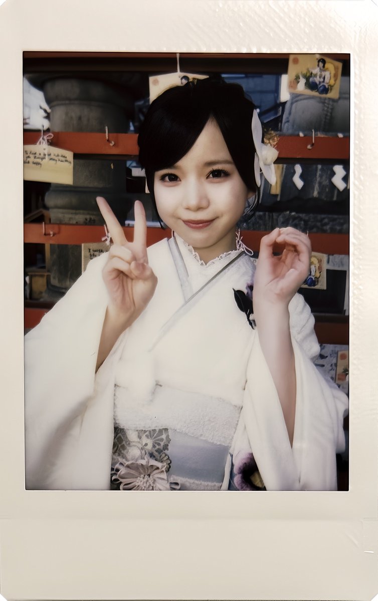 振袖ランチェキ！ デコ無かったけど外チェキ多くて嬉し‼️ #あいすが