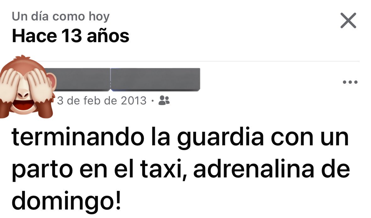 Como olvidar este día. El parto se desencadenó así producto de los cortes de calle por las murgas. No pudieron llegar a tiempo. Otro motivo para detestarlos y eliminarlos de la vía pública.