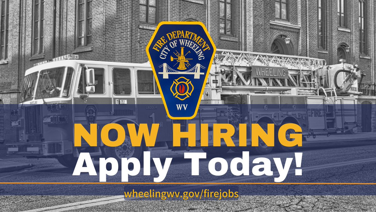 WheelingFD's tweet photo. The Wheeling Fire Department will hold testing for probationary firefighters on March 4, 2026
 Apply online by: February 27, 2026
https://t.co/zrIbhSIWtn https://t.co/7CT7MFhV5B
