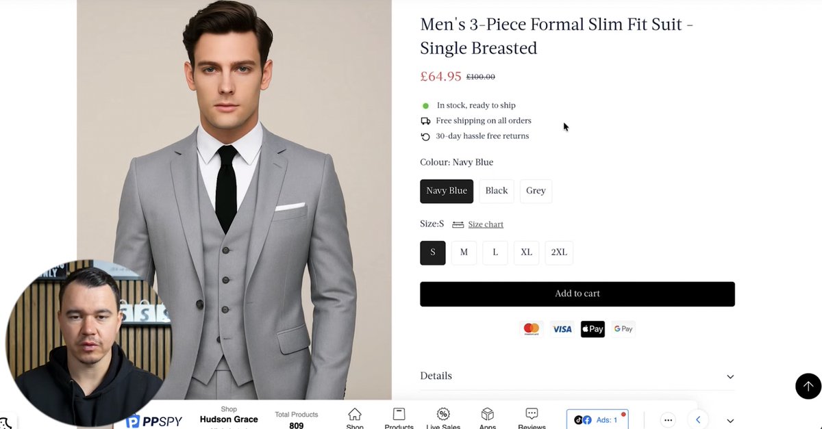 It’s 2026 and you’re still running Facebook ads for dropshipping?

Wtf are we doing 😭

This store is selling men’s blazers en printing on autopilot 🤑

I broke down 3 stores doing $100k+/month in one video.

You can literally copy this and do the same. It has never been easier.