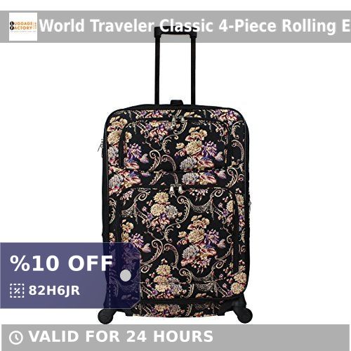 Luggage_Factory's tweet image. Travel in style with the World Traveler Classic 4-Piece Luggage Set! 🌺 Experience durability and elegance with floral design, spacious compartments, and 4-wheel spinner system. Upgrade your travel game now! 🧳✨ #WorldTraveler #TravelTotes shortlink.store/jwpo371rtlw1