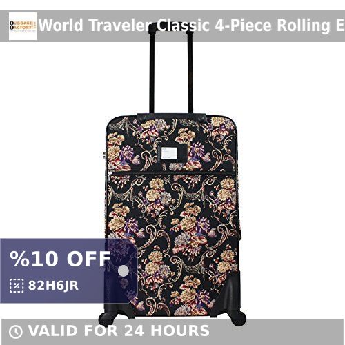 Luggage_Factory's tweet image. Travel in style with the World Traveler Classic 4-Piece Luggage Set! 🌺 Experience durability and elegance with floral design, spacious compartments, and 4-wheel spinner system. Upgrade your travel game now! 🧳✨ #WorldTraveler #TravelTotes shortlink.store/jwpo371rtlw1