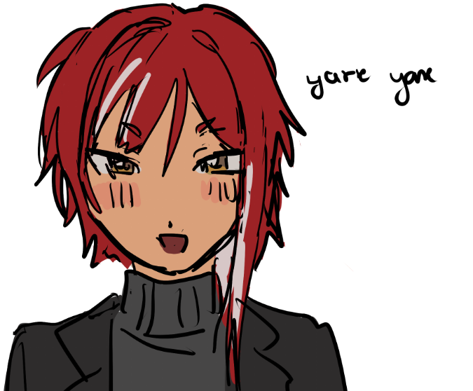 casnyann's tweet image. happy birthday natsume or #something 
#enstars #natsumesakasaki the second drawing had actually been drawn 4 days ago but that's fine