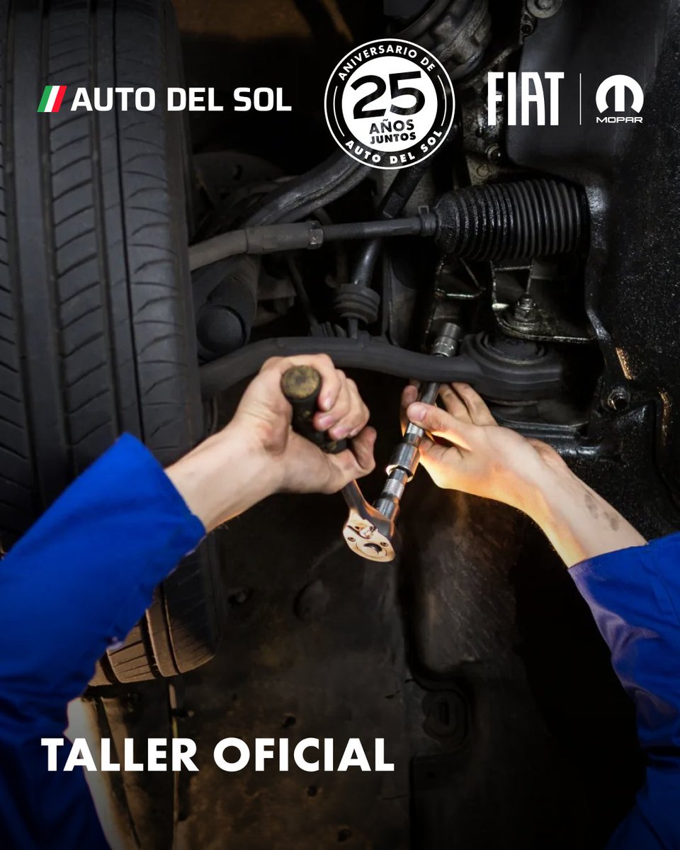 AutodelSolOk's tweet photo. ¡Mantené tu Fiat en su mejor estado con el respaldo de nuestro Taller Oficial! 🔧🚗

☑️ Auto del Sol 🌟 25 años andando juntos.
#25AñosJuntos
#FIAT #PlandeAhorro #Planes #TORO #0KM #Taller #Vacaciones #Autos #auto #buenosaires #car #0km #italia #tallermecanico #mechanica https://t.co/Dm9tEHzXk3