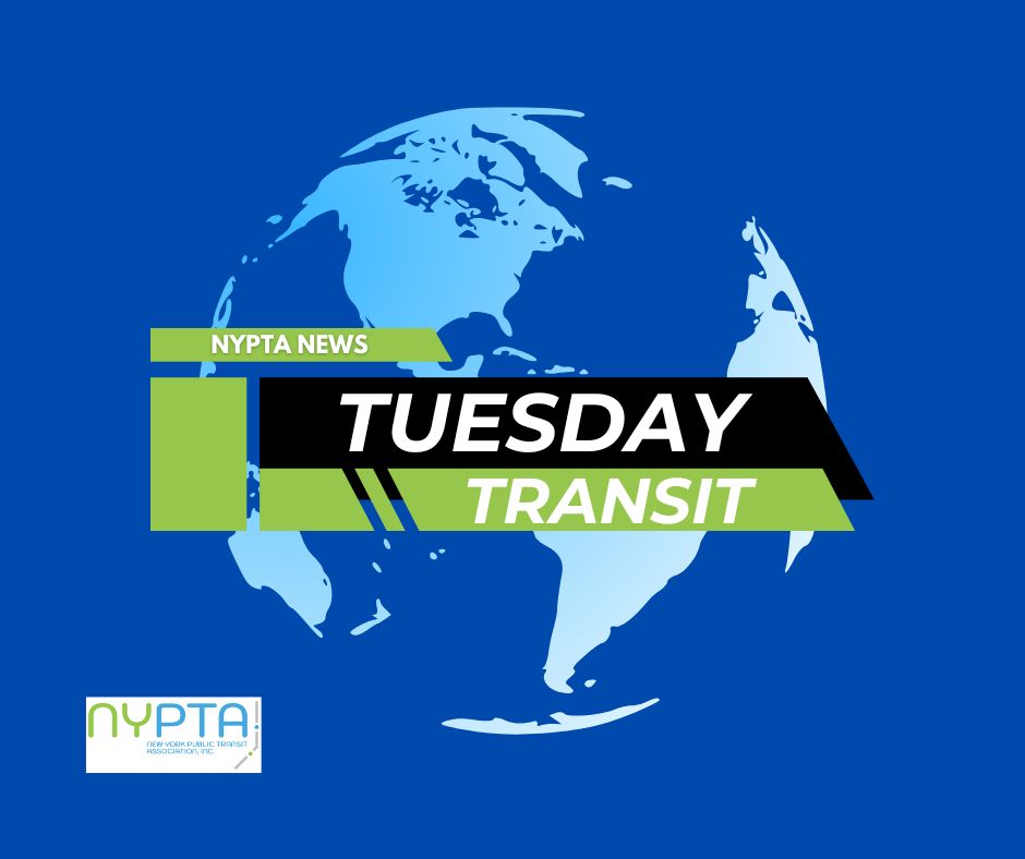 Look out for tomorrow's Tuesday News! 

Check out the newest edition of The Tuesday Transit tomorrow! Read the latest on New York State public transit professionals, stakeholders and supporters. 

Click here to subscribe and learn more! 
bit.ly/44SGAUT