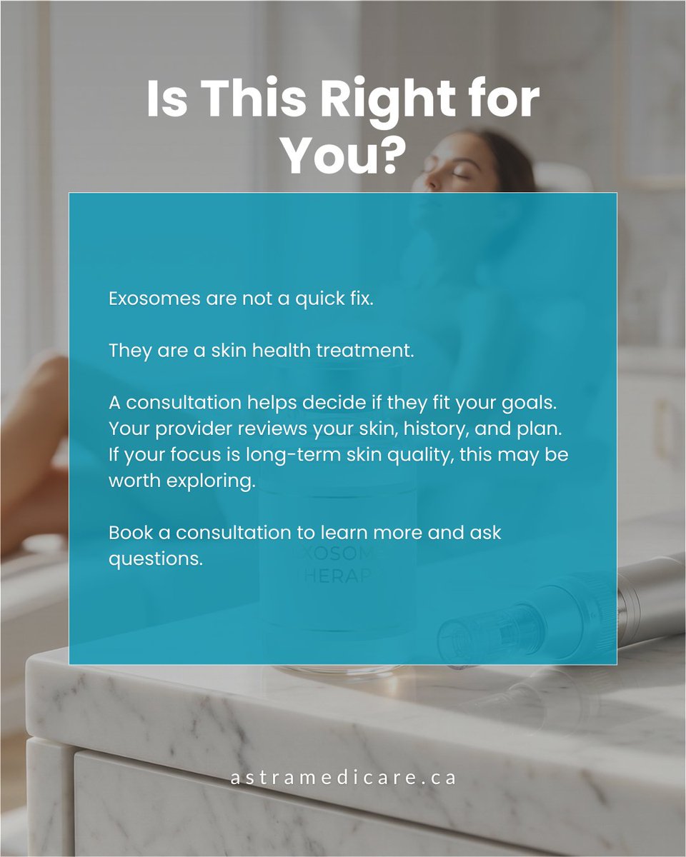 𝒀𝒐𝒖𝒓 𝒔𝒌𝒊𝒏 𝒂𝒍𝒓𝒆𝒂𝒅𝒚 𝒌𝒏𝒐𝒘𝒔 𝒉𝒐𝒘 𝒕𝒐 𝒉𝒆𝒂𝒍. 𝑬𝒙𝒐𝒔𝒐𝒎𝒆𝒔 𝒉𝒆𝒍𝒑 𝒓𝒆𝒎𝒊𝒏𝒅 𝒊𝒕 𝒉𝒐𝒘 ✨

Exosome therapy focuses on skin health at a cellular level, helping improve tone, texture, and overall glow over time. These tiny messengers support collagen,