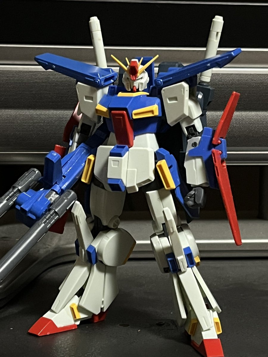 HGUCダブルゼータ、右腕の肘関節も改修完了ー 素の状態でもダブル