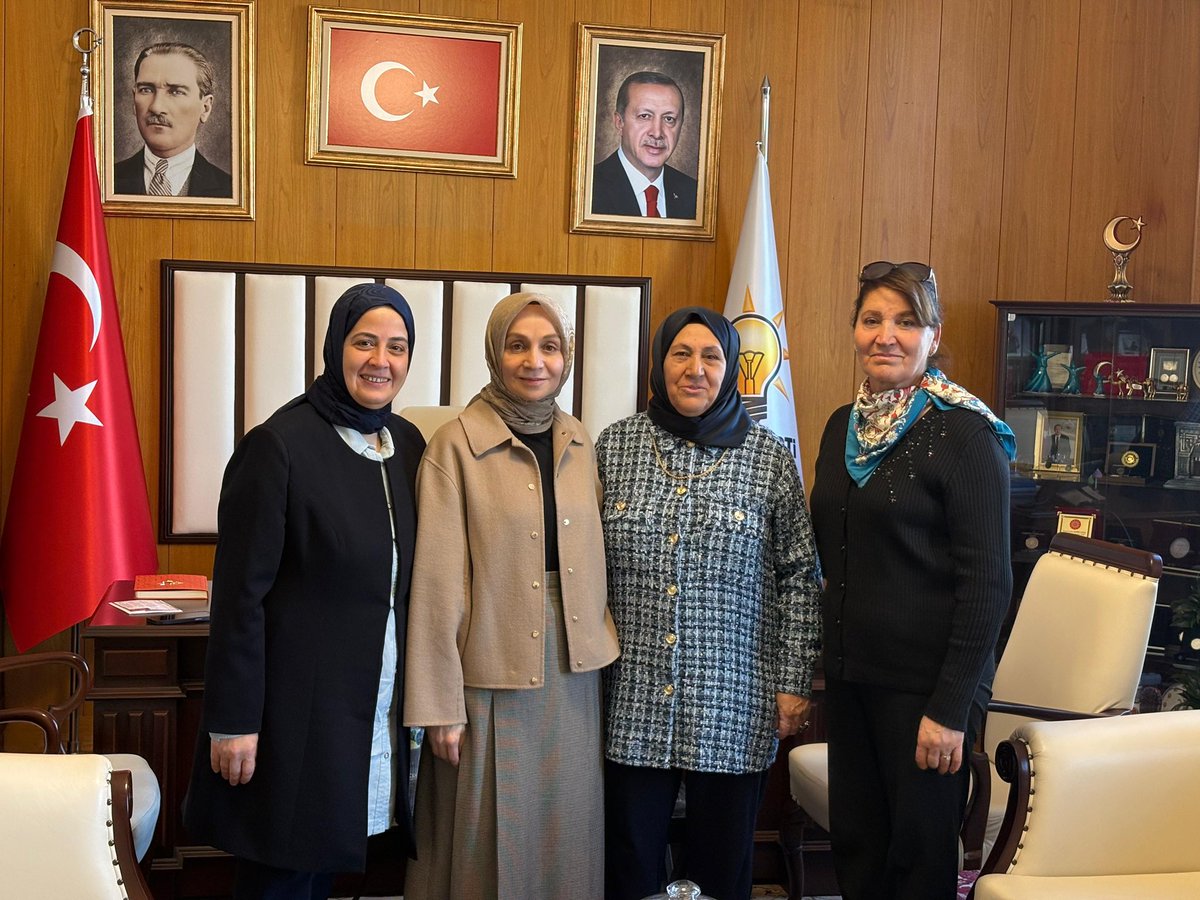 Yenimahalle İlçe Kadın Kolları Başkanımız Mehtap Yıldırım ve yönetimine nazik ziyaretleri için teşekkür ediyorum.