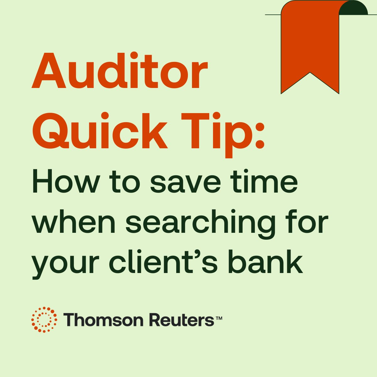 Thomson Reuters® Confirmation tweet media