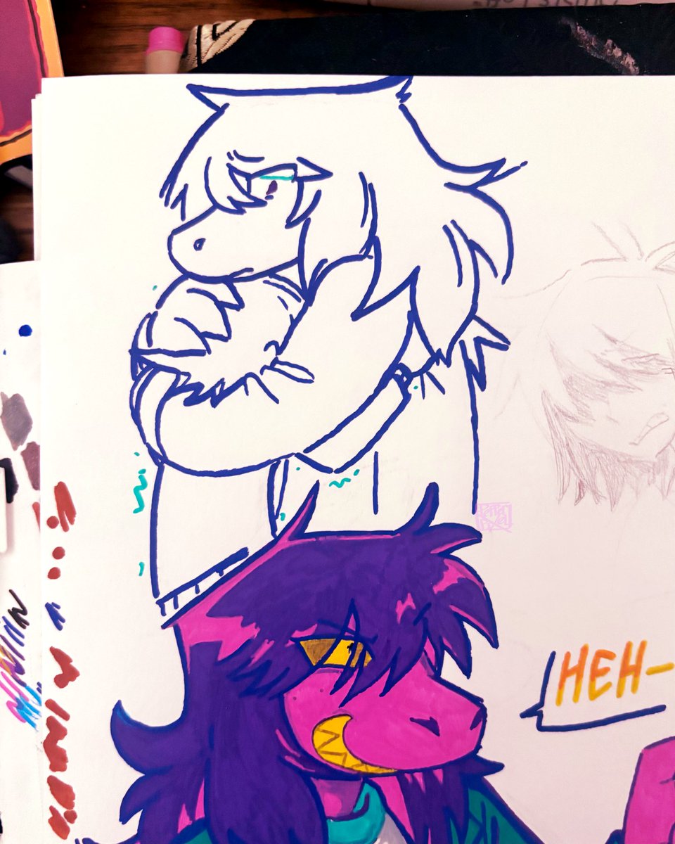 PepPixel's tweet photo. (2/2)
mostly this is a Kris and Susie art dump tho!! Cuz I wanted to try getting the hang of drawing them both better! And also.. I love them both. And needed to draw them ghgh- https://t.co/jKkpVM6afI