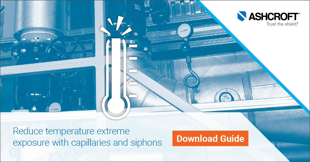 Ambient and process temperatures can affect accuracy, materials and performance of your instruments. Download our guide to understand temperature limits and proven methods help protect instruments in extreme heat applications. hubs.li/Q041wwFf0