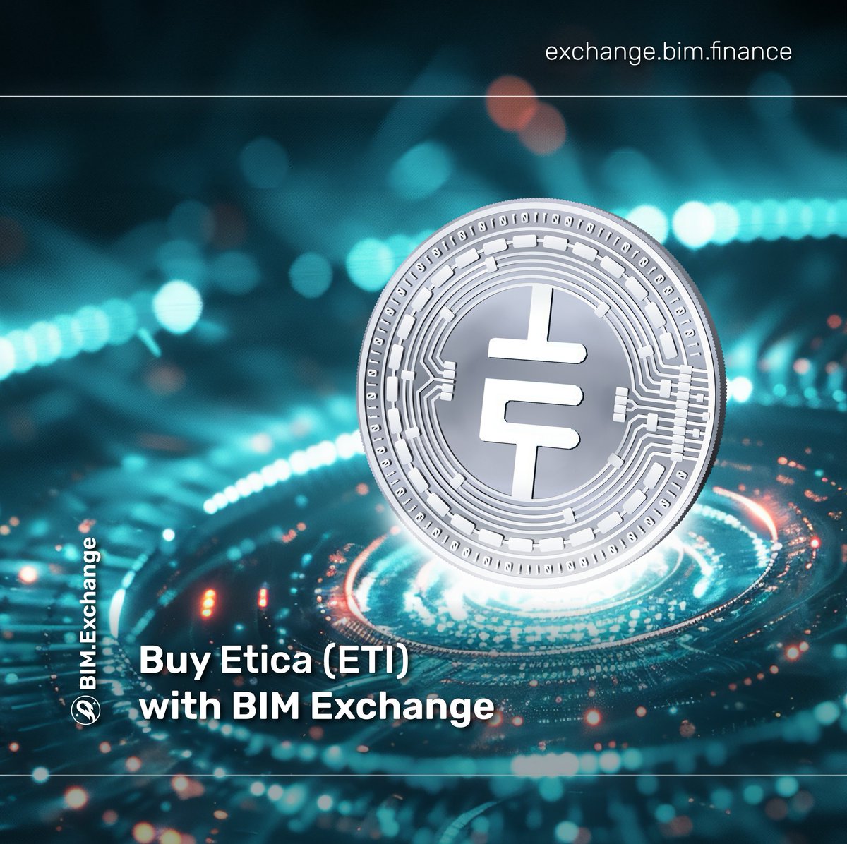 🚀 $ETI of <a href="/eticaprotocol/">Etica</a>  Protocol is now available on BIM Exchange!

Etica is a decentralized protocol focused on funding open medical research, enabling transparent, community-driven IP-free innovation through blockchain

You can now buy $ETI directly on BIM Exchange.

Simple