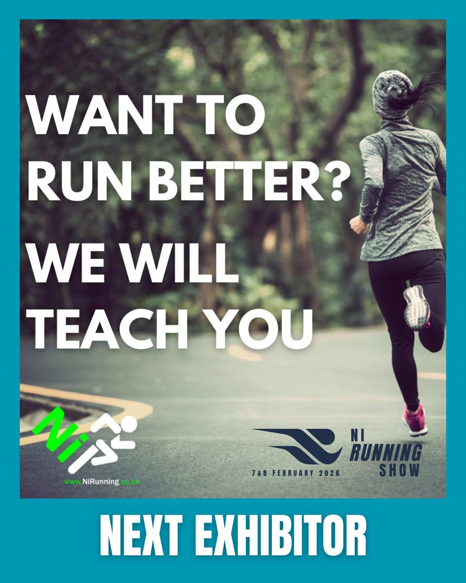 NI Running at the NI Running Show! NI Running is a dedicated website and Facebook community for all things running in NI. We are delighted to have them at the show- visit their stand to find out about what they do and the upcoming events in NI.

#NorthernIrelandRunning