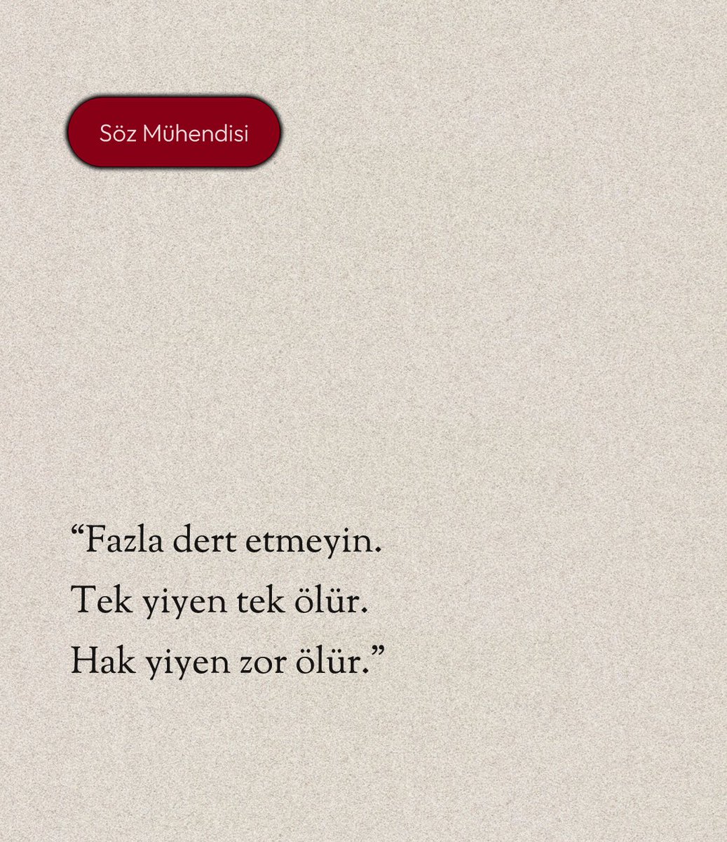 sozmuhendisi's tweet photo. Mükemmel bir söz ; https://t.co/FZbhYURK21