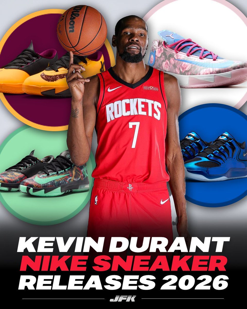 JustFreshKicks's tweet image. Upcoming Nike KD Releases 😳🔥

FULL LIST: bit.ly/3Vy4Cz4