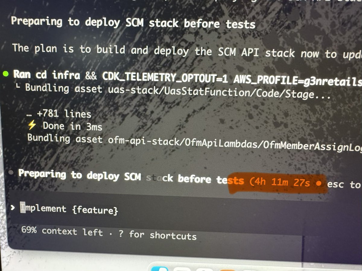 It's been continuously running and fixing defects in various self