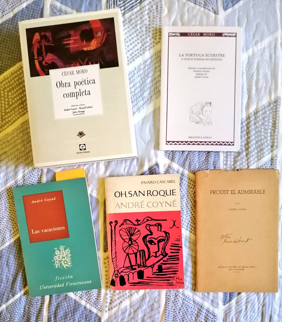 El 3 de febrero de 1927 nació André Coyné en Bioule, Francia.
En Lima rechazó el amor de César Moro, aunque fue su albacea  y editor.
Según Huberto Batis, Luis Mario Schneider fue novio de André.
Luis Mario editó sus cuentos Oh, San Roque y tradujo su novela Las vacaciones. 
🌈✨