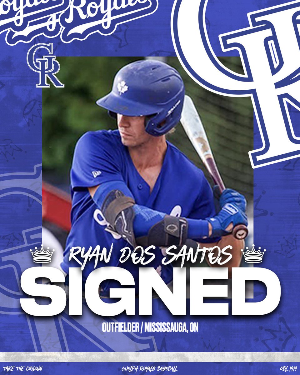Royals Acquire Outfielder Ryan Dos Santos 🇨🇦 

The Guelph Royals are excited to announce the acquisition of Canadian outfielder Ryan Dos Santos via trade from the Toronto Maple Leafs. 

Full press release ⬇️

guelphroyals.com/news/royals-ac…

#TakeTheCrown