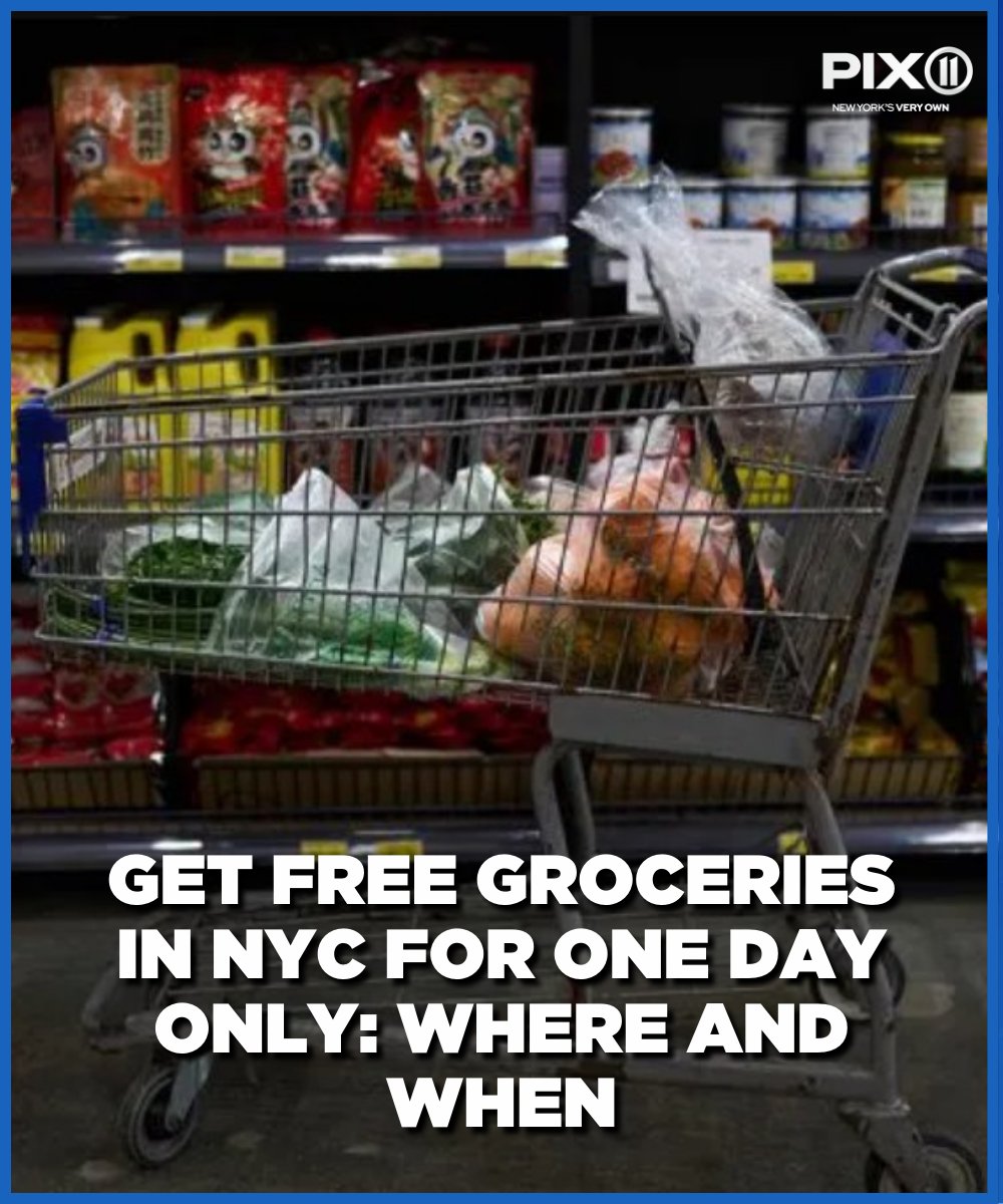 PIX11News's tweet photo. New Yorkers can get some help with groceries this week with a limited-time giveaway. See where and when: https://t.co/96W9pARbyh https://t.co/bydO0FfK6H