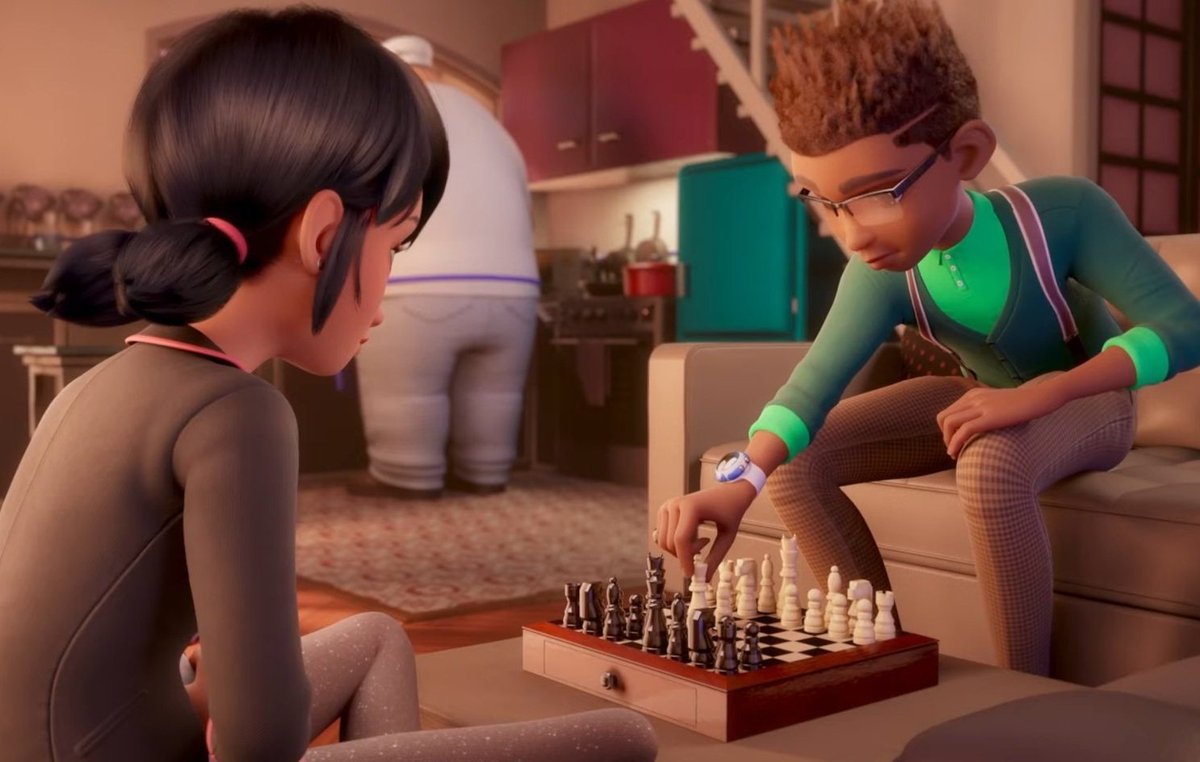 BDupaincheng's tweet image. I love this because we rarely see marinette doing something casual with any of her friends. at least besides alya or a few particular. and maxnette friendship is SO underrated.