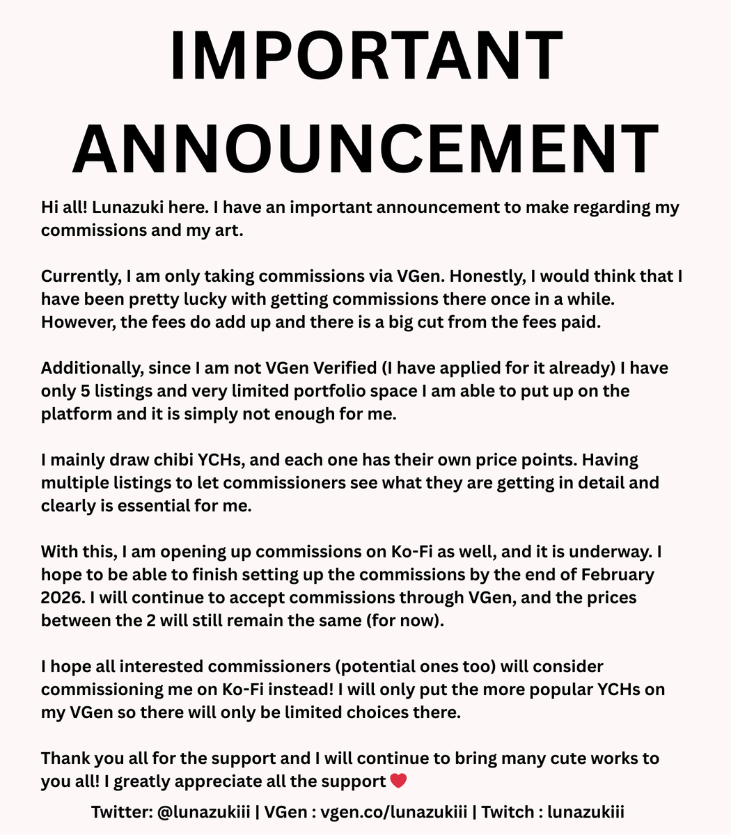 some new changes are upcoming, hope to seek everyone's support! <3