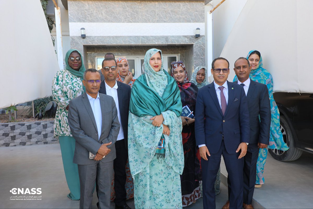 CNASSMauritanie's tweet photo. Madame Amal CHEIKH ABDALLAHI, Directrice Générale de la CNASS, et Monsieur Abdel Fettah ABDEL FETTAH, Directeur Général de l’Agence Nationale pour l’Emploi TECHGHIL, ont signé une convention de partenariat au service de l’emploi et de la protection sociale. ✍🏽🫱🏾🫲🏼
#Cnass #Santé https://t.co/sKKLRmEKKh